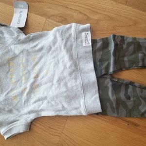 Cartera 9 mo baby girl sweater and legging set